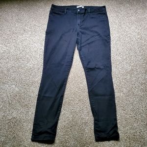 Charlotte Russe Black Straight Leg Jeggings Size 16